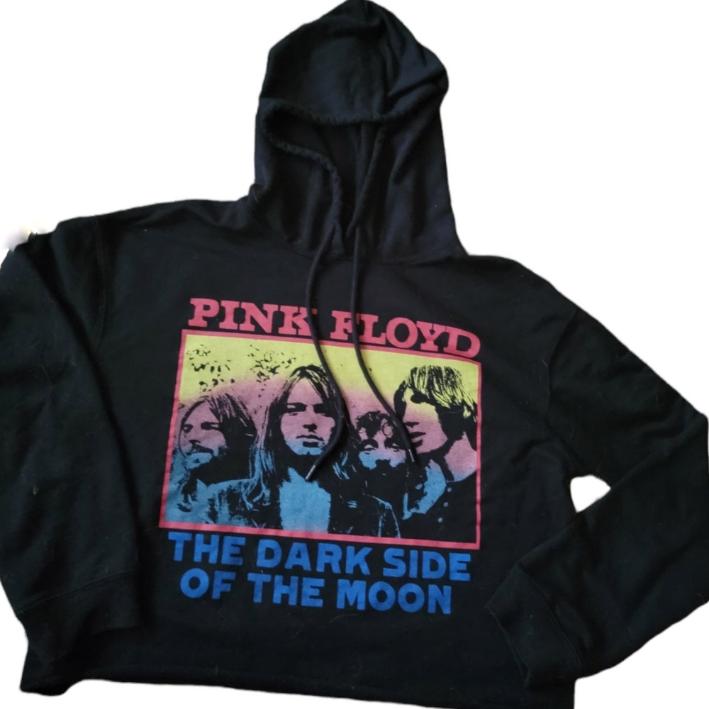 Pink Floyd Lightweight Cropped Hoodie Size M